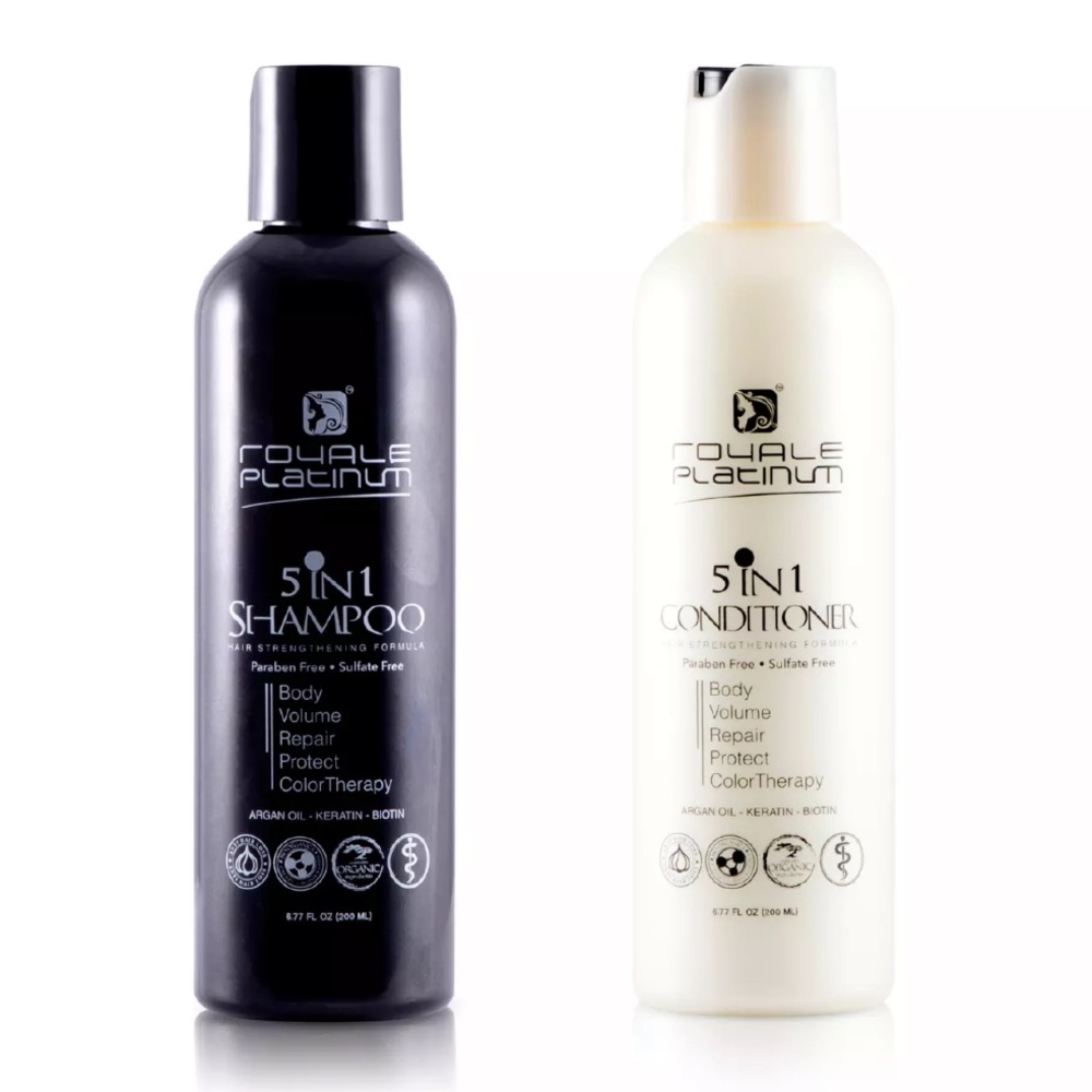 ROYALE PLATINUM Infinity Pro 5 in 1 Shampoo & Conditioner